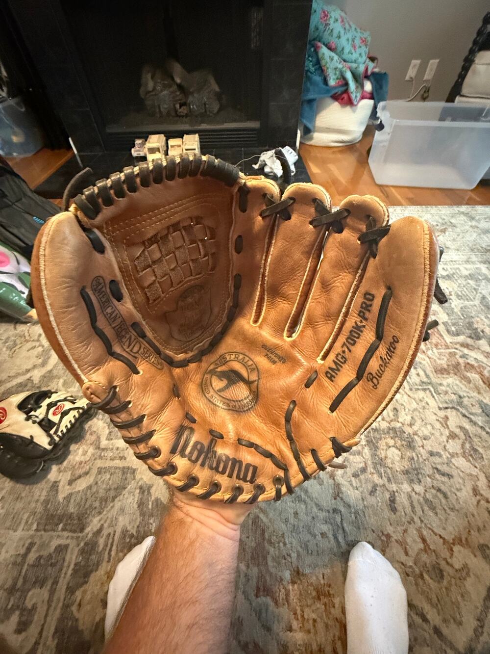 Nokona AMG-700K-PRO Buckaroo 14” Baseball Softball Glove Right Hand Throw USA